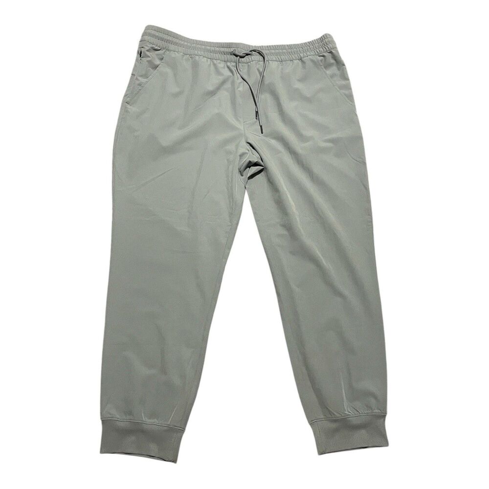 Men's Xersion Woven jogger Pants Tapered Leg vintage nickel  Gray Sz XXL MSRP$45